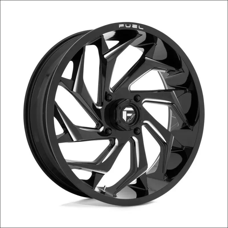 Fuel D753 Reaction UTV Wheel Gloss Black Milled - 20x7 / 4x137 / + 13mm - Wheels