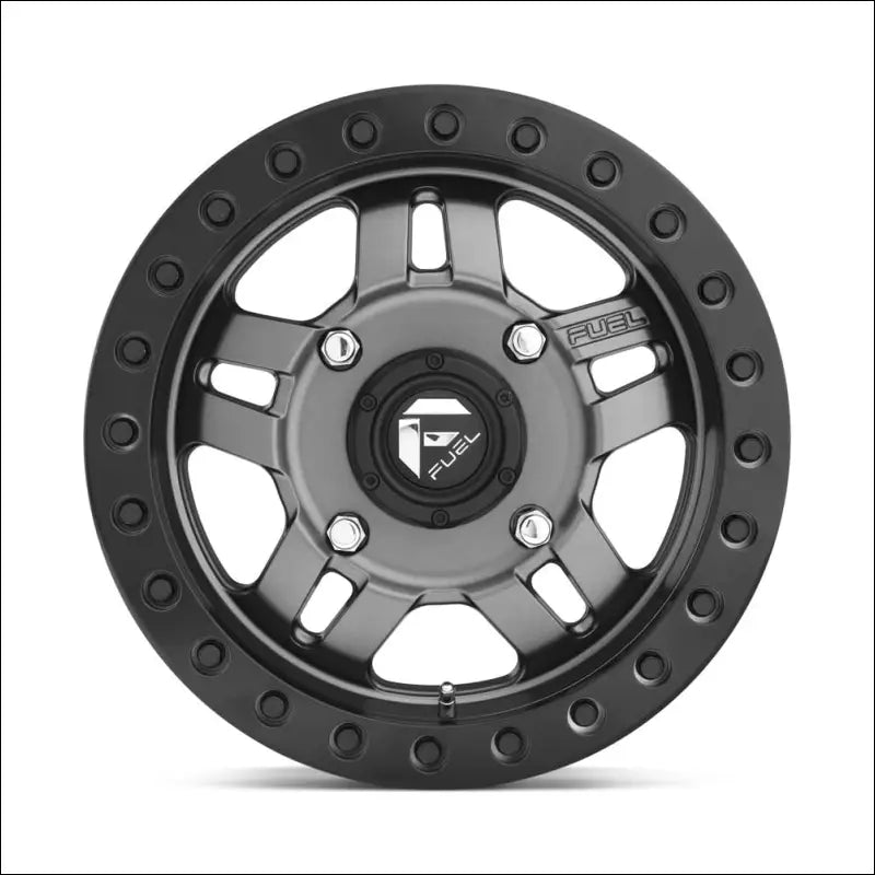 Fuel D918 Anza Beadlock Matte Gun Metal - 15x7 / 4x137 / + 13mm - Wheels