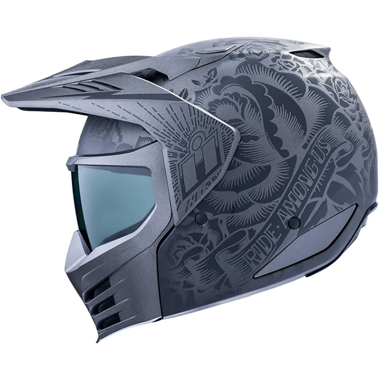 Icon Elsinore Darkgard Adult Street Helmets