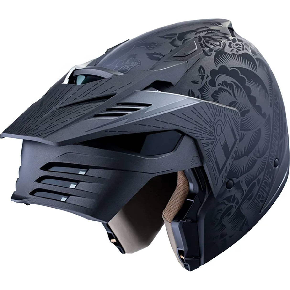 Icon Elsinore Darkgard Adult Street Helmets