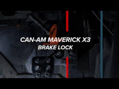 Can-Am Maverick X3 Brake Lock