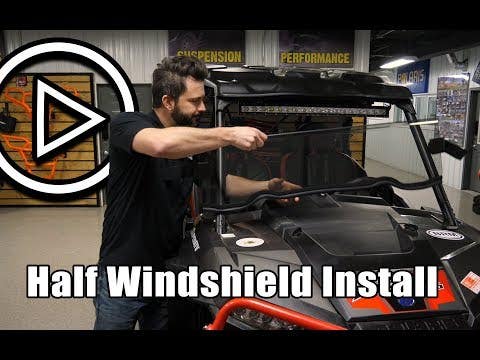 CFMOTO ZForce 500 Scratch-Resistant Half Windshield