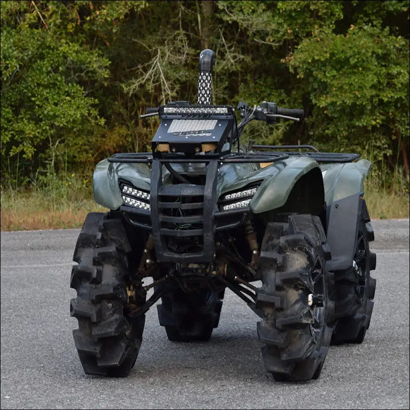 Low Profile Radiator Relocation Kit 2007-2013 Honda Rancher 420 - Do Not Add Center Snorkel Bracket / 12’’ Light Bar