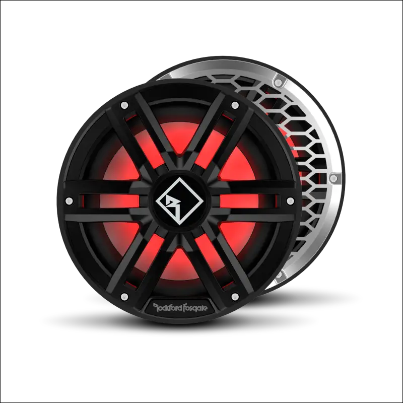 M2 10’’ DVC 4ohm Color Optix™ Infinite Baffle Marine Subwoofer - Black - Audio