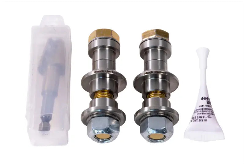 Complete Shock Therapy X3 TLS kit for aftermarket radius rods using 5/8 rod ends