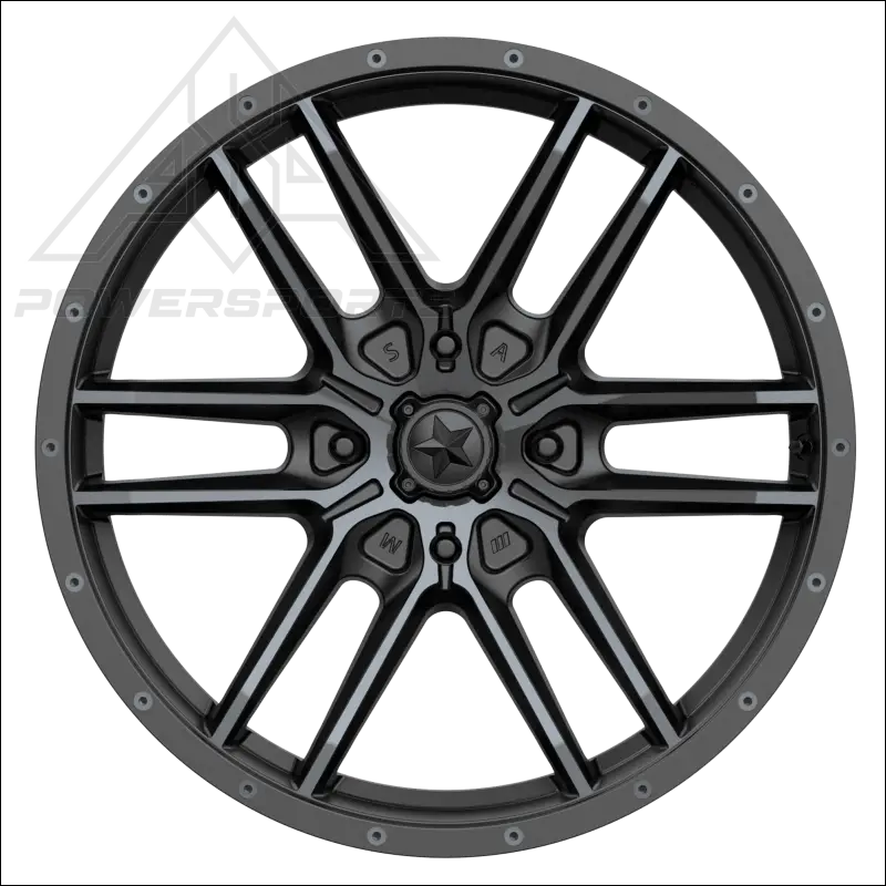 MSA M43 Fang - Satin Black Milled - Wheels