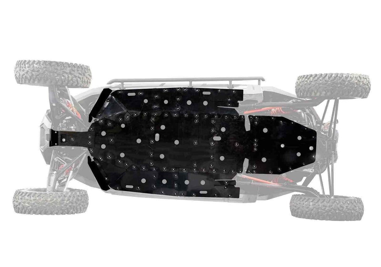 Polaris RZR Turbo R 4 Full Skid Plate