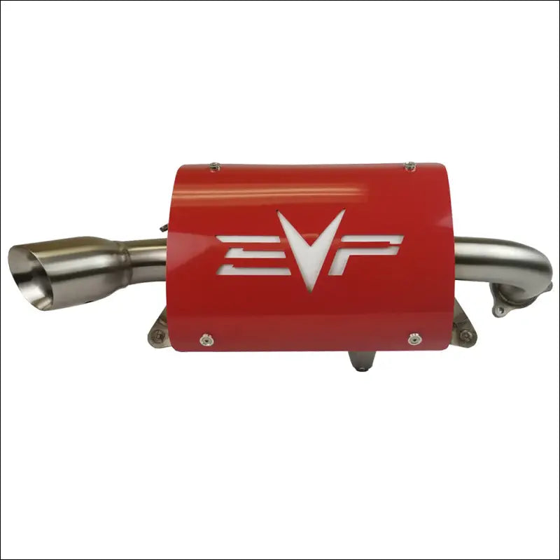 Polaris RZR Turbo R & Pro XP Magnum Exhaust - Red / 2.5’’ Slip-On Muffler
