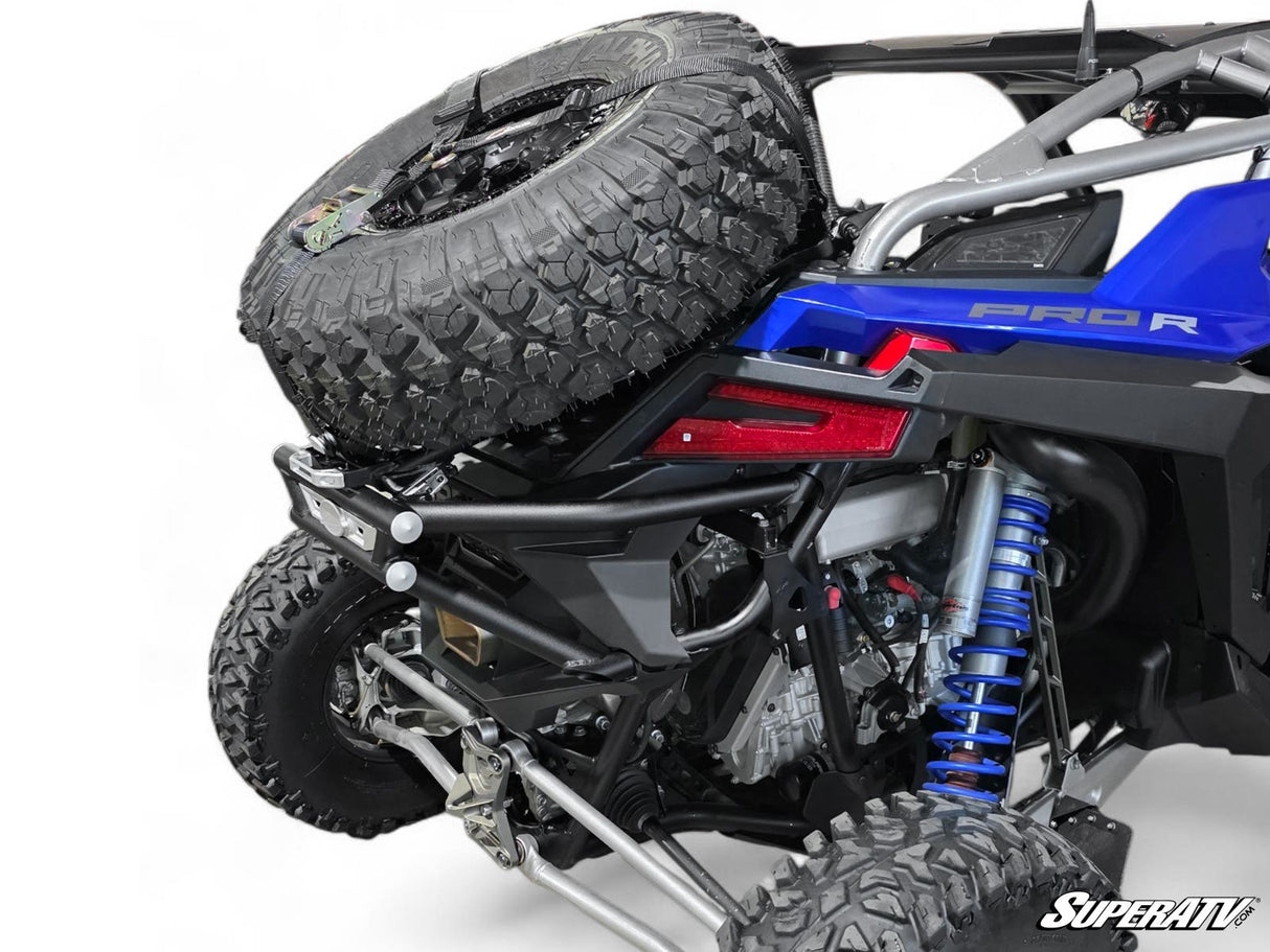 Elektric Offroad Polaris RZR Pro R Amp Rear Tire Rack Rear Bumper Combo