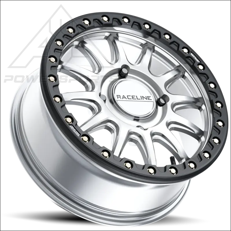 Raceline A14SB Alpha Beadlock - Silver/Black - Wheels