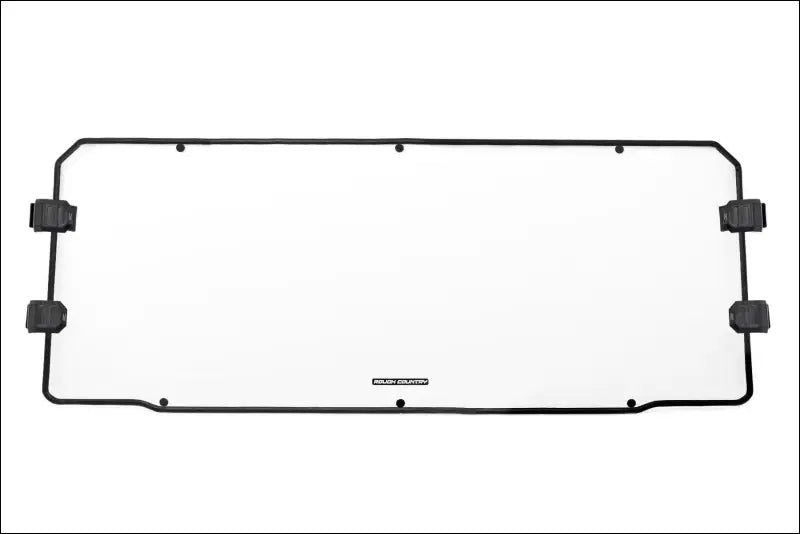 Rough Country 98152012 Rear Cab Panel | Scratch Resistant | Mid Size | Polaris Ranger 500/Ranger 800 Mid-Size