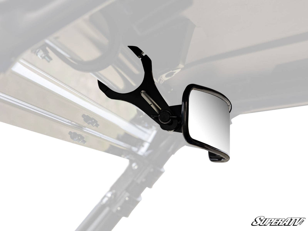 Polaris 17in. Curved Rear View Mirror - 1.75in. Clamp
