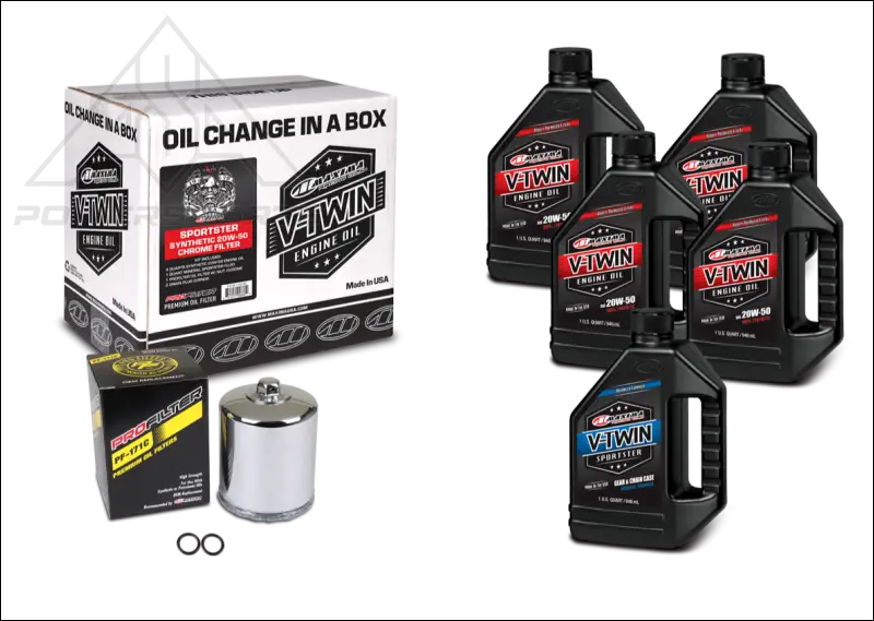 SPORTSTER SYNTHETIC 20W-50 (’86-CURRENT ENG) - Oil Change Kit