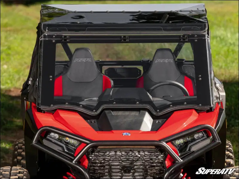 SuperATV 2024 + Polaris RZR XP Maxdrive Power Flip Windshield