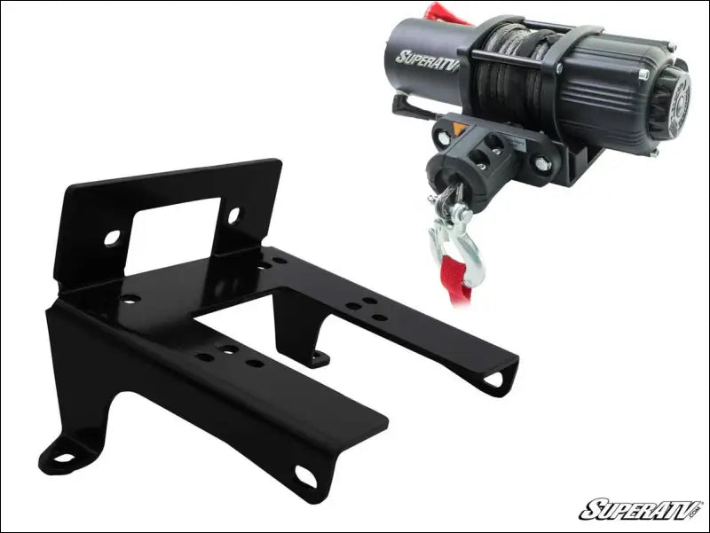 SuperATV Can-Am Commander 800/1000 Winch Mounting Plate - 2010-2020 / 3500 lb