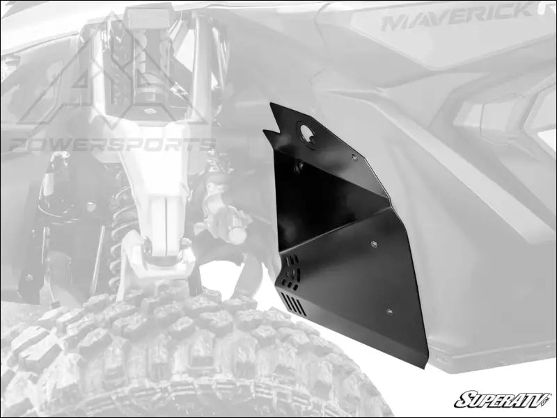 SuperATV Can-Am Maverick R Front Inner Fender Guards - Flares