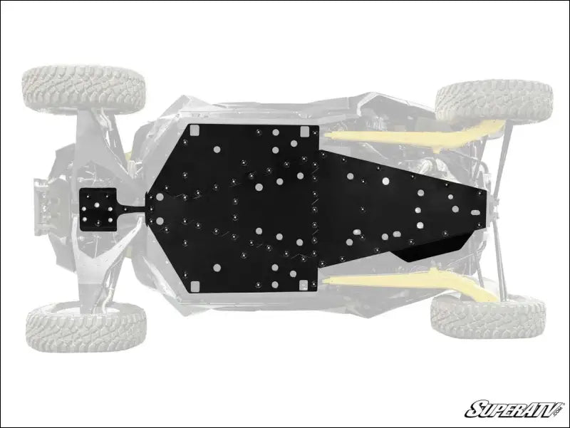 SuperATV Can-Am Maverick R Full Skid Plate - Plates