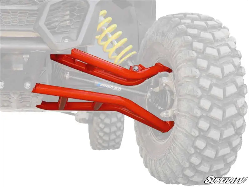SuperATV Can-Am Maverick X3 Atlas Pro A-Arms - 64 inch Wide / I will do the work myself and reuse existing / Red