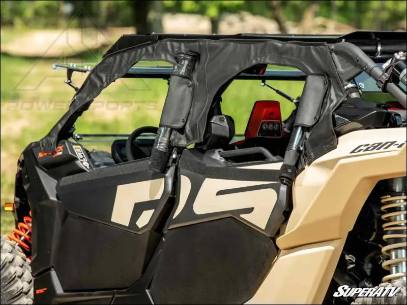 SuperATV Can-Am Maverick X3 Max Primal Soft Cab Enclosure Upper Doors - Enclosures