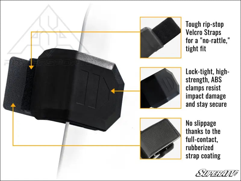 SuperATV CFMOTO ZForce 500 Scratch-Resistant Full Windshield