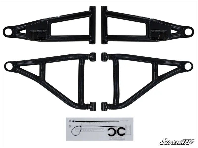 SuperATV Honda Pioneer 1000 High Clearance 1.5’’ Forward Offset A-Arms