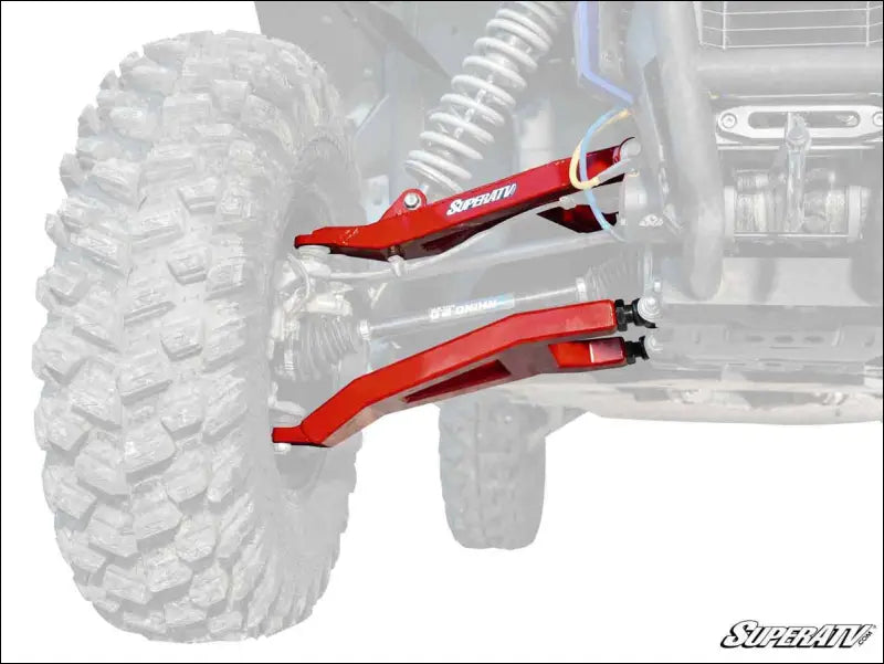 SuperATV Honda Talon 1000X 1.5‰? Forward Offset Boxed A-Arms - Super Duty 300M / Red