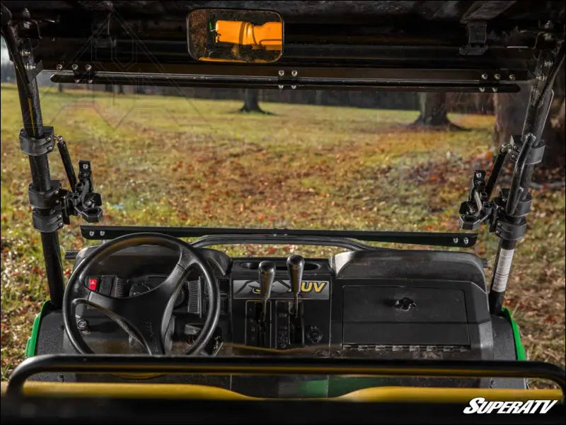 SuperATV John Deere Gator XUV560 Scratch-Resistant Flip Windshield