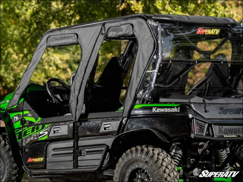SuperATV Kawasaki Teryx 4 Primal Soft Cab Enclosure Upper Doors - Enclosures