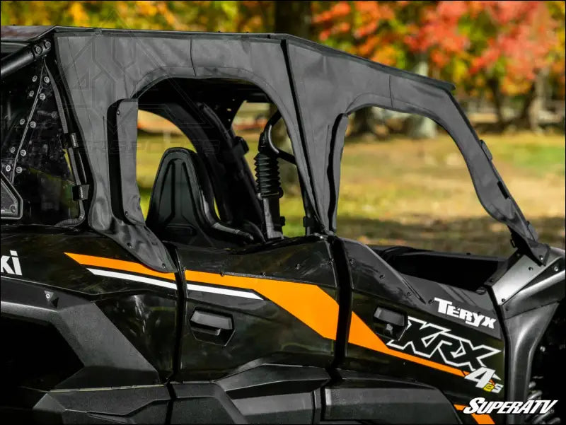 SuperATV Kawasaki Teryx KRX 4 1000 Primal Soft Cab Enclosure Upper Doors - Enclosures
