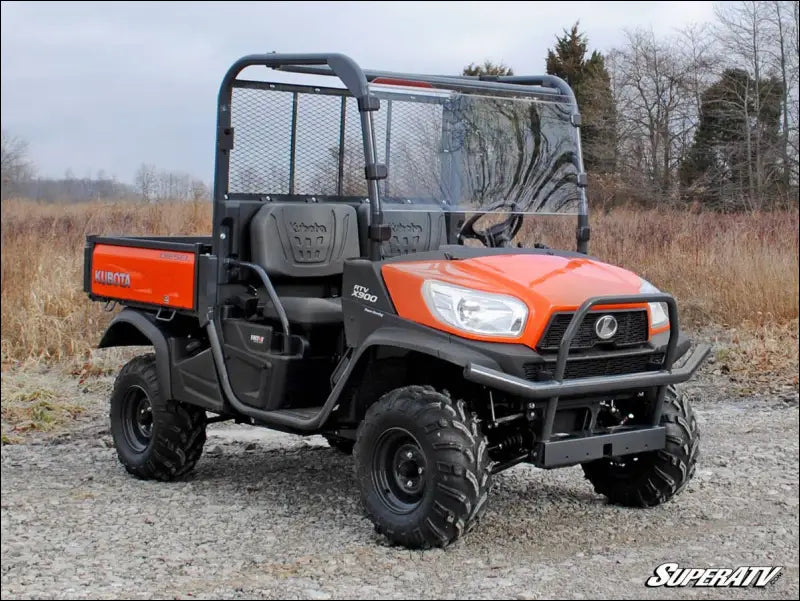 SuperATV Kubota RTV Scratch-Resistant Full Windshield