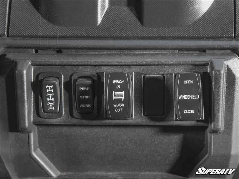 SuperATV Polaris Ranger 1000 Maxdrive Power Flip Windshield