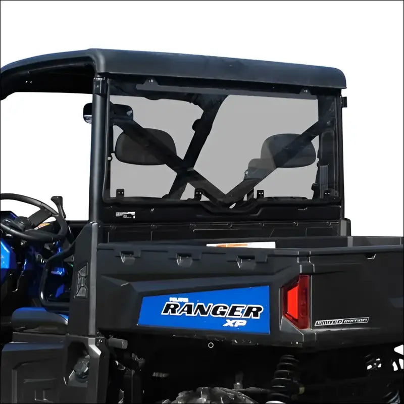 SuperATV Polaris Ranger 1000 Rear Windshields - Scratch Resistant - Light Tint - Windshield