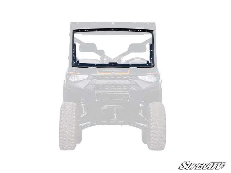 SuperATV Polaris Ranger XP 1000 Scratch Resistant Flip Windshield - NorthStar Edition Crew / 2019 +