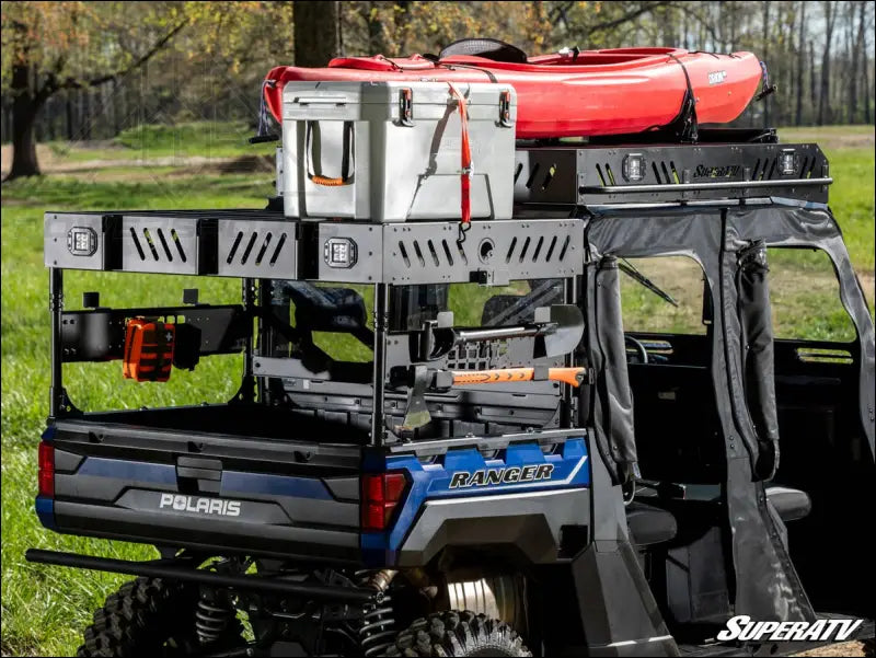 SuperATV Polaris Ranger XP 900 Outfitter Bed Rack - Cargo Management