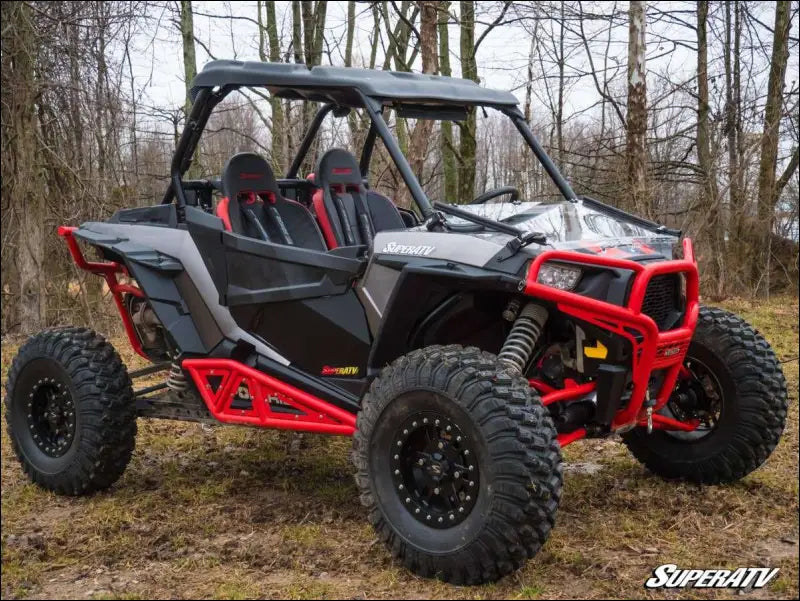 SuperATV Polaris RZR 900 Scratch Resistant Flip Down Windshield