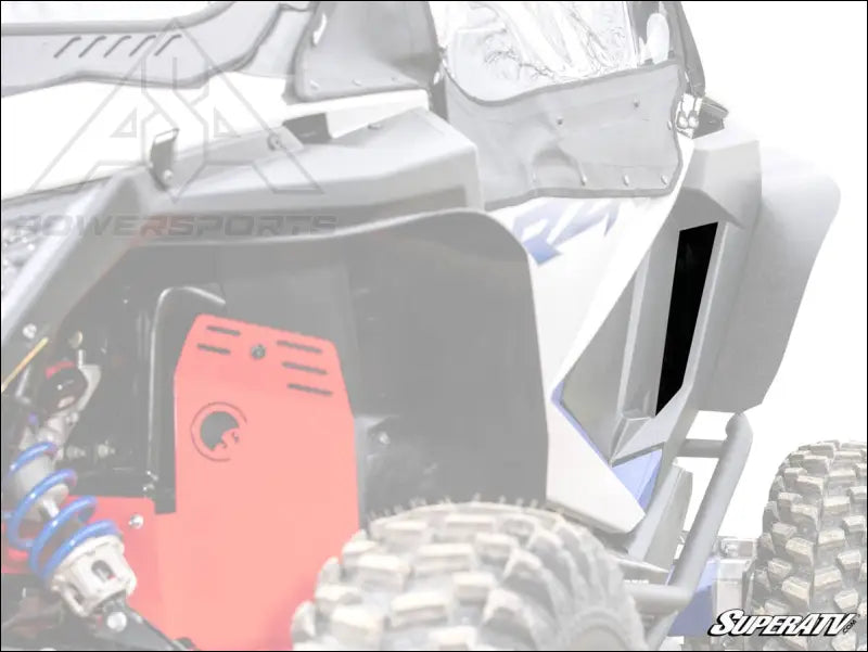SuperATV Polaris RZR Pro XP Rear Fender Well Mud Guards - Flares