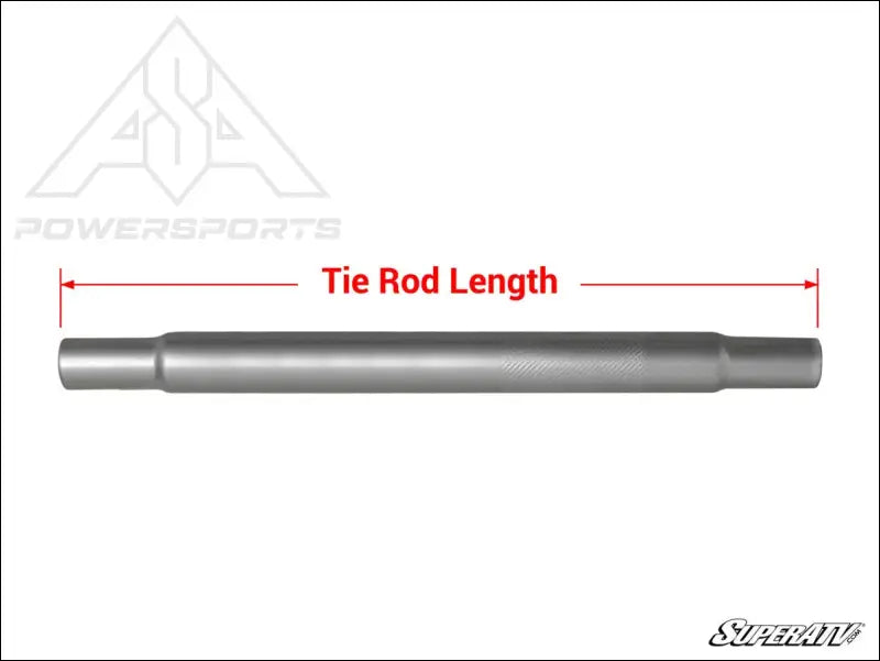 SuperATV Polaris RZR S 1000 Heavy-Duty Tie Rod End Replacement Kit - Rods