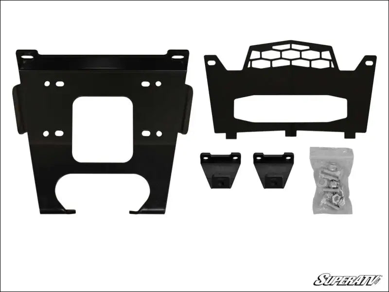 SuperATV Polaris RZR S 1000 Winch Mounting Plate