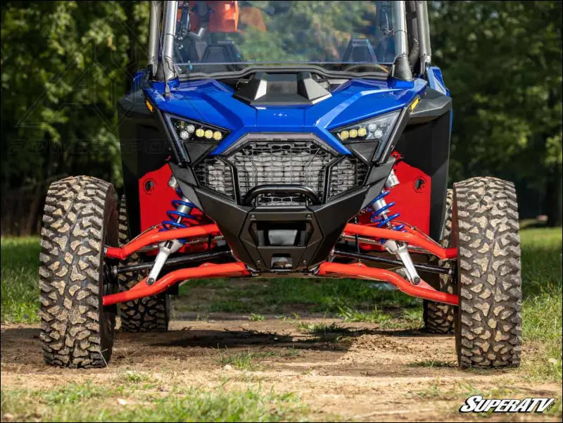 SuperATV Polaris RZR Turbo R Inner Fender Guards - Black - Flares
