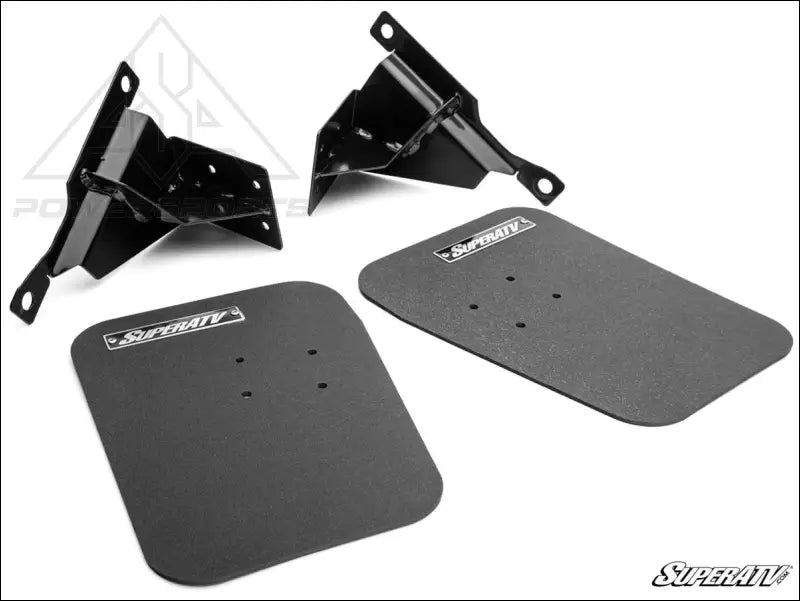 SuperATV Polaris RZR Turbo S Mud Flaps - Machine Protection