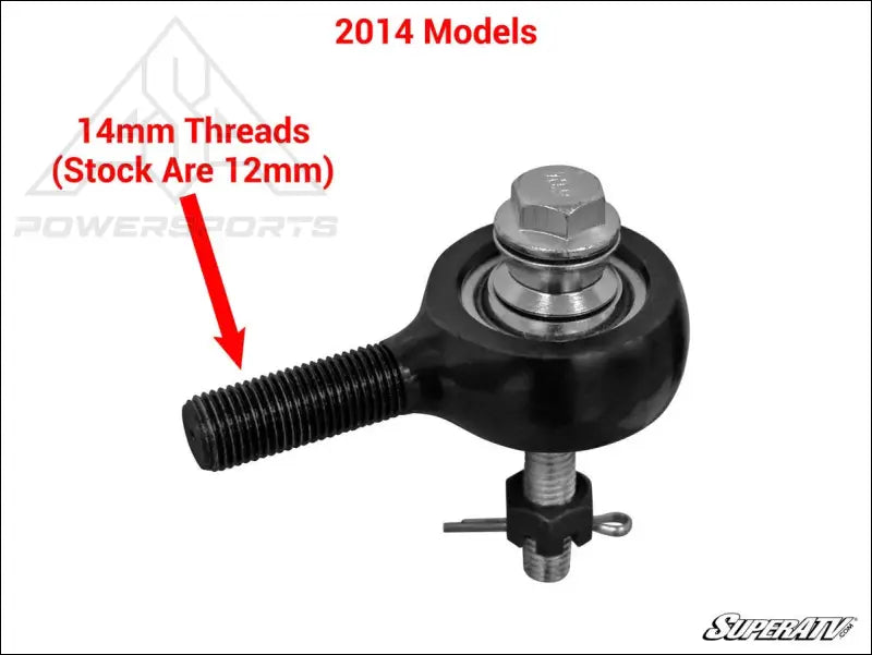 SuperATV Polaris RZR XP 1000 Heavy Duty Tie Rod Kit - Rods