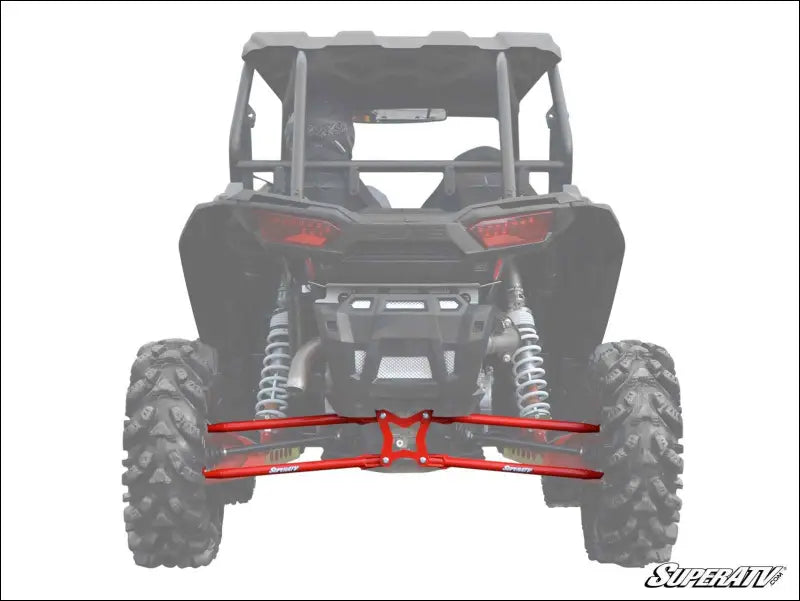 SuperATV Polaris RZR XP 1000 Radius Arms - 2014-2023 / Red - Rods
