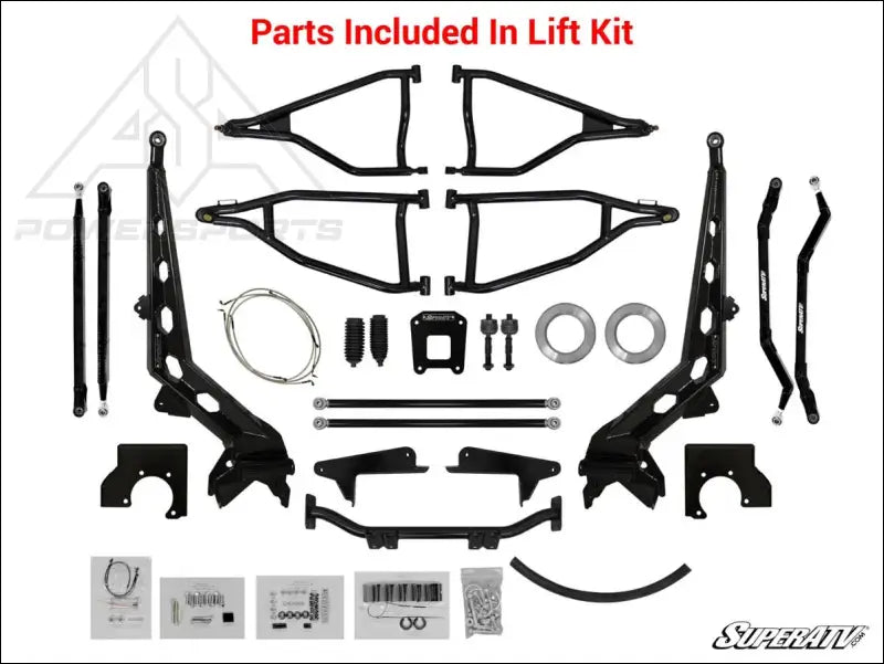 SuperATV Polaris RZR XP Turbo 10’’ Lift Kit
