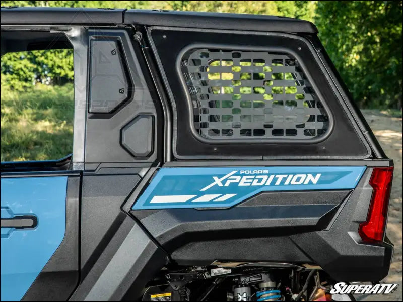 SuperATV Polaris Xpedition ADV Rear Side Windows - Windshield