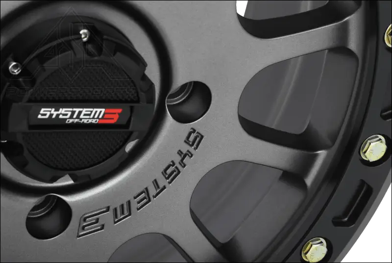 System 3 SB-5 Beadlock Wheel Matte Gunmetal - Wheels