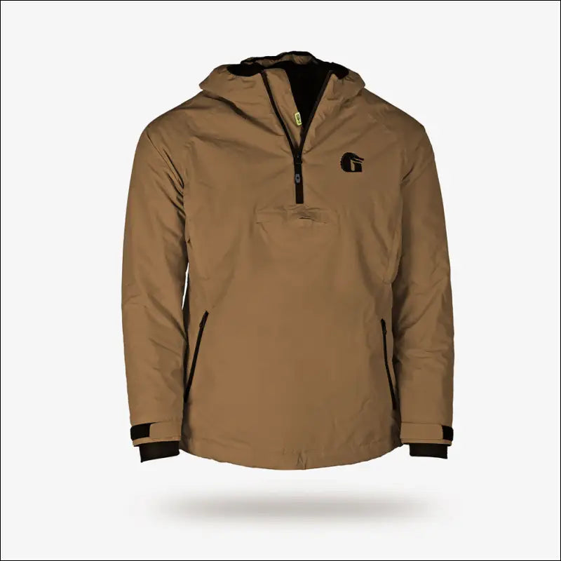 Waterproof 1/2 Zip Bog Hoodie | Mens - Dirt - Medium - Outerwear