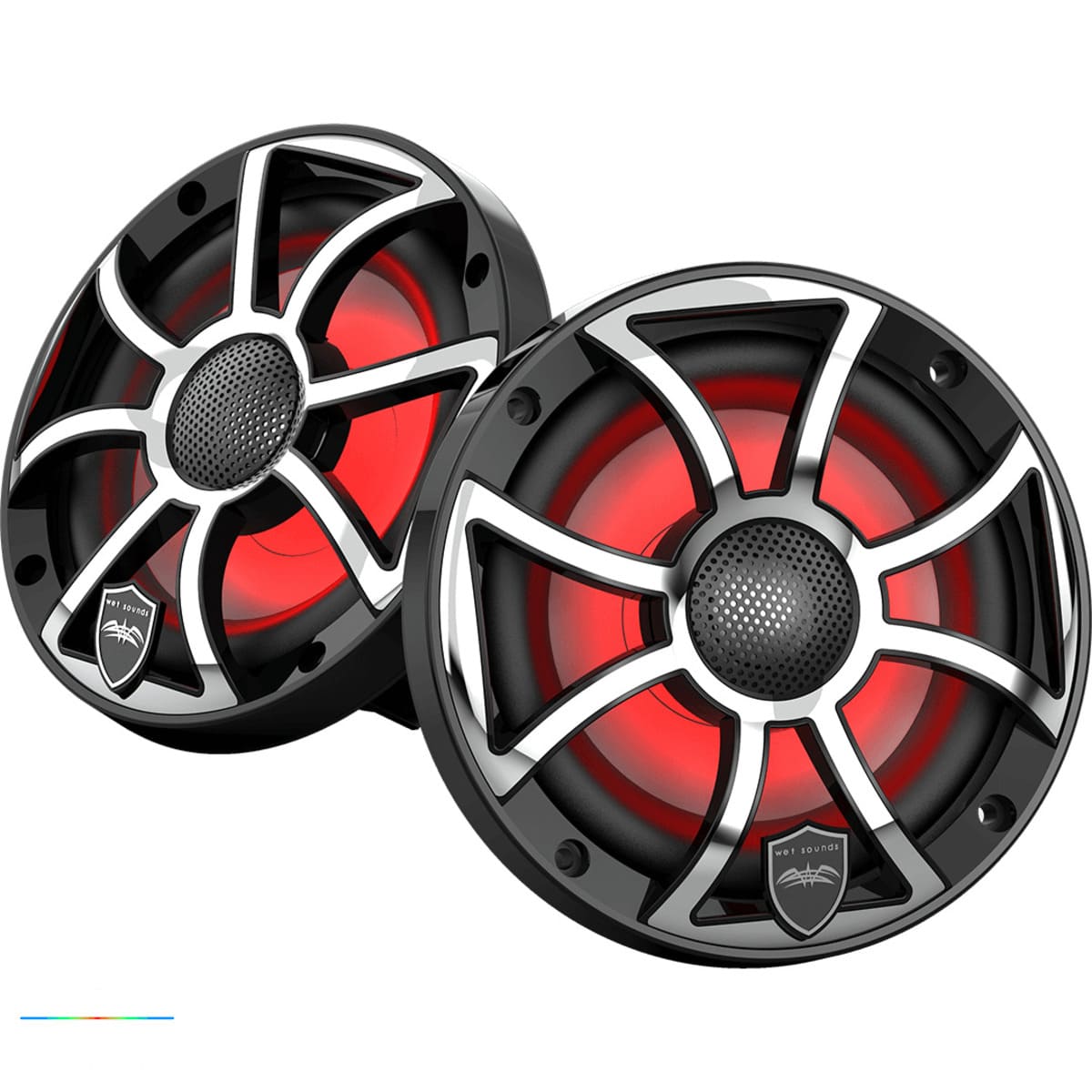 Wet Sounds High Output Component Style 6.5" Marine Coaxial Speakers