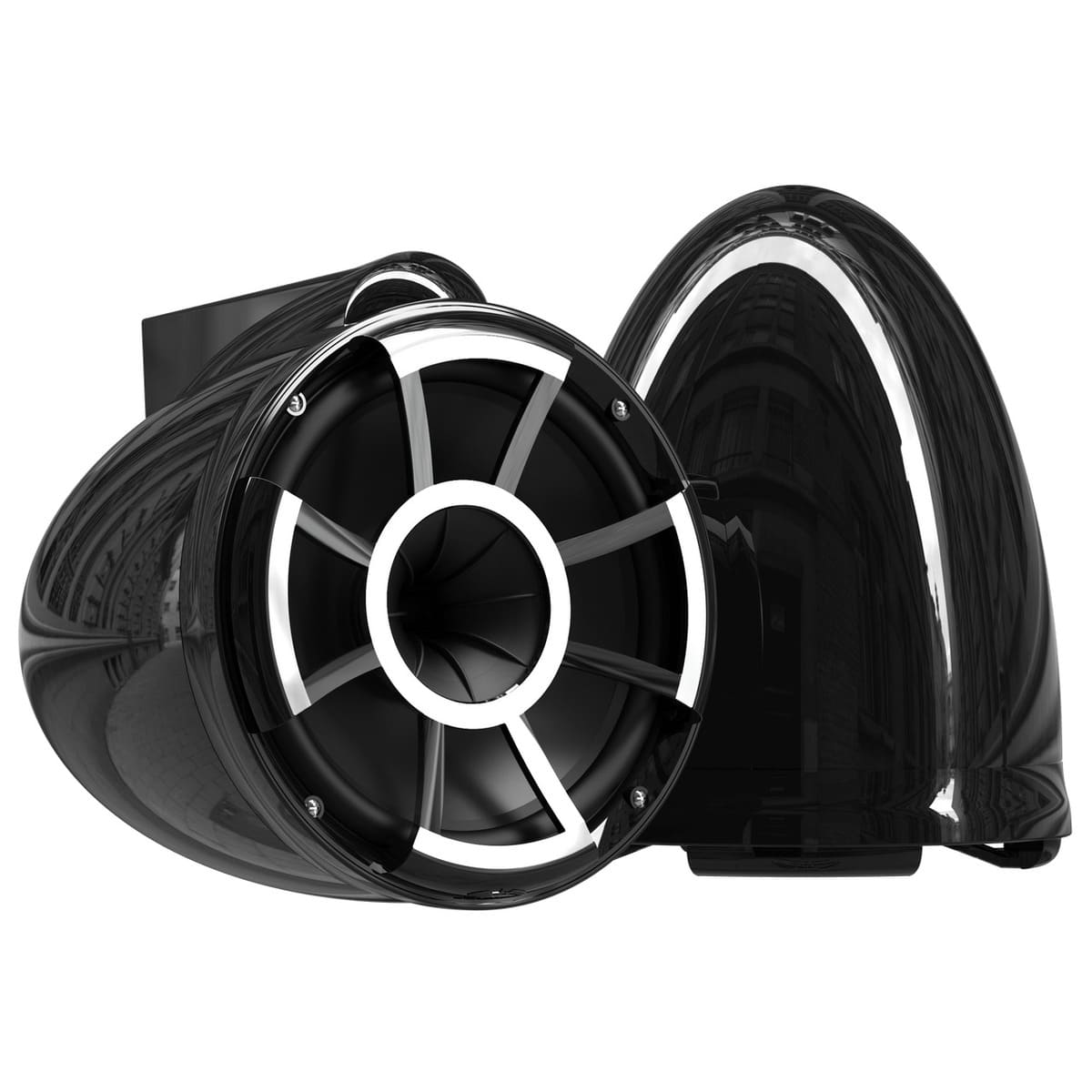 Wet Sounds Revolution Series 10" Black Tower Speakers