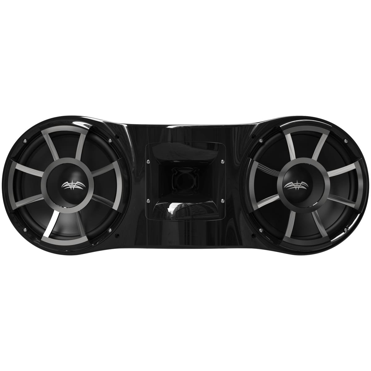 Wet Sounds Revolution Series Dual 10" Black Tower Speaker
