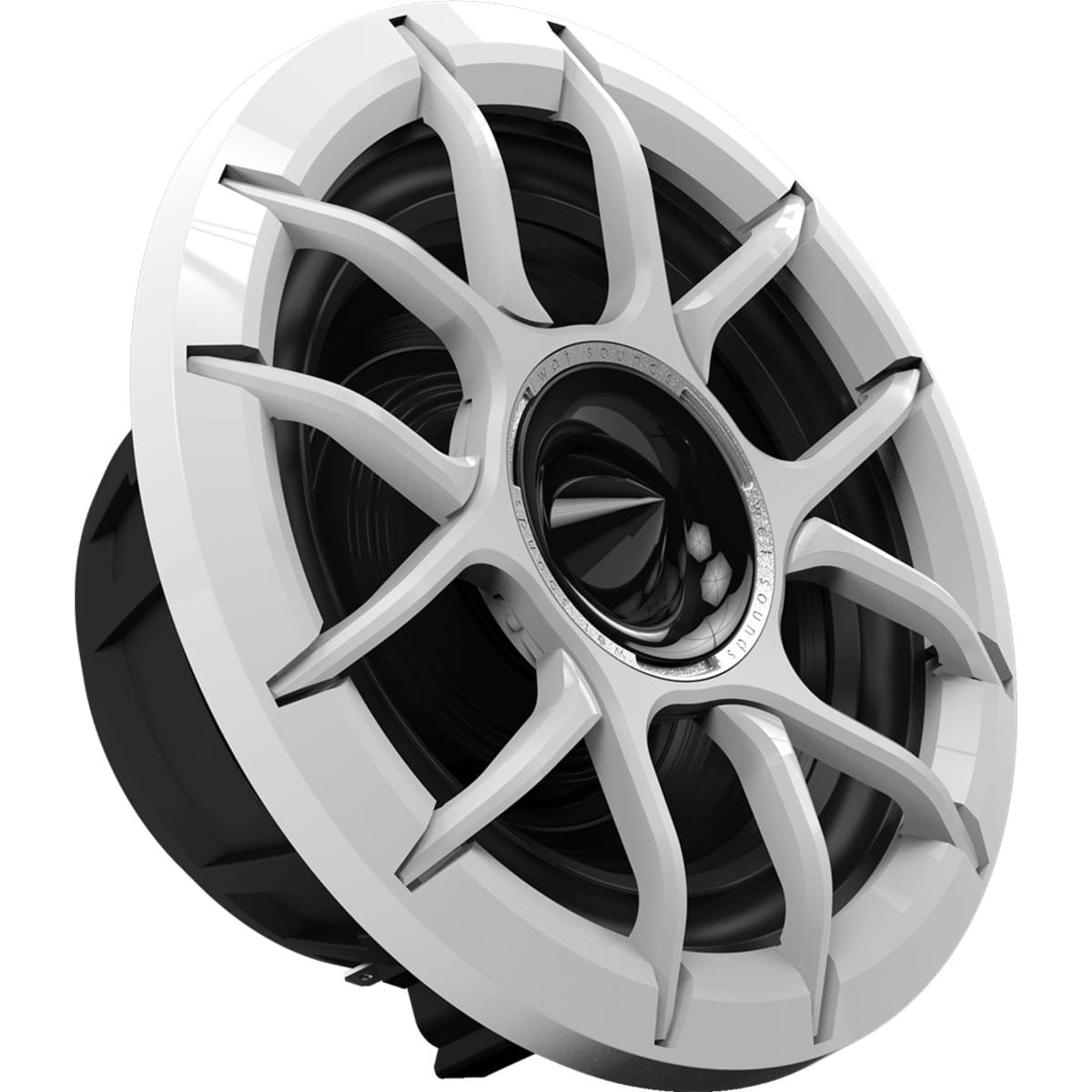 Wet Sounds Zero Series 6.5-inch High-Output Component Style Coaxial Speakers - White